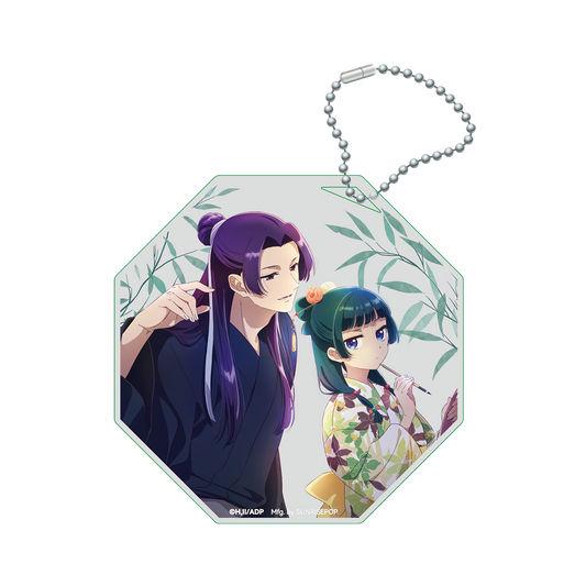 The Apothecary Diaries - Acrylic Coaster Seasonal - CN Valentine&Autumn Leaf