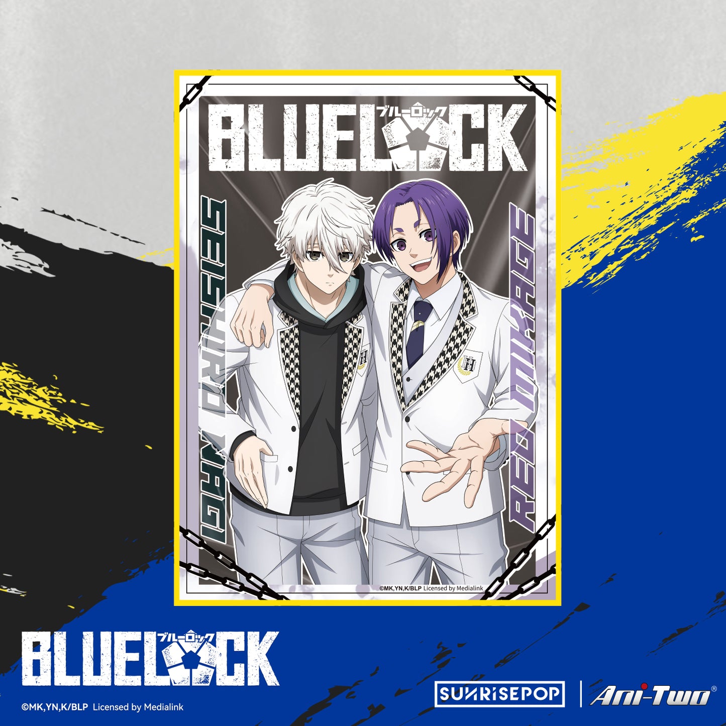 Blue Lock - Nagi & Mikage Acrylic Colored Paper