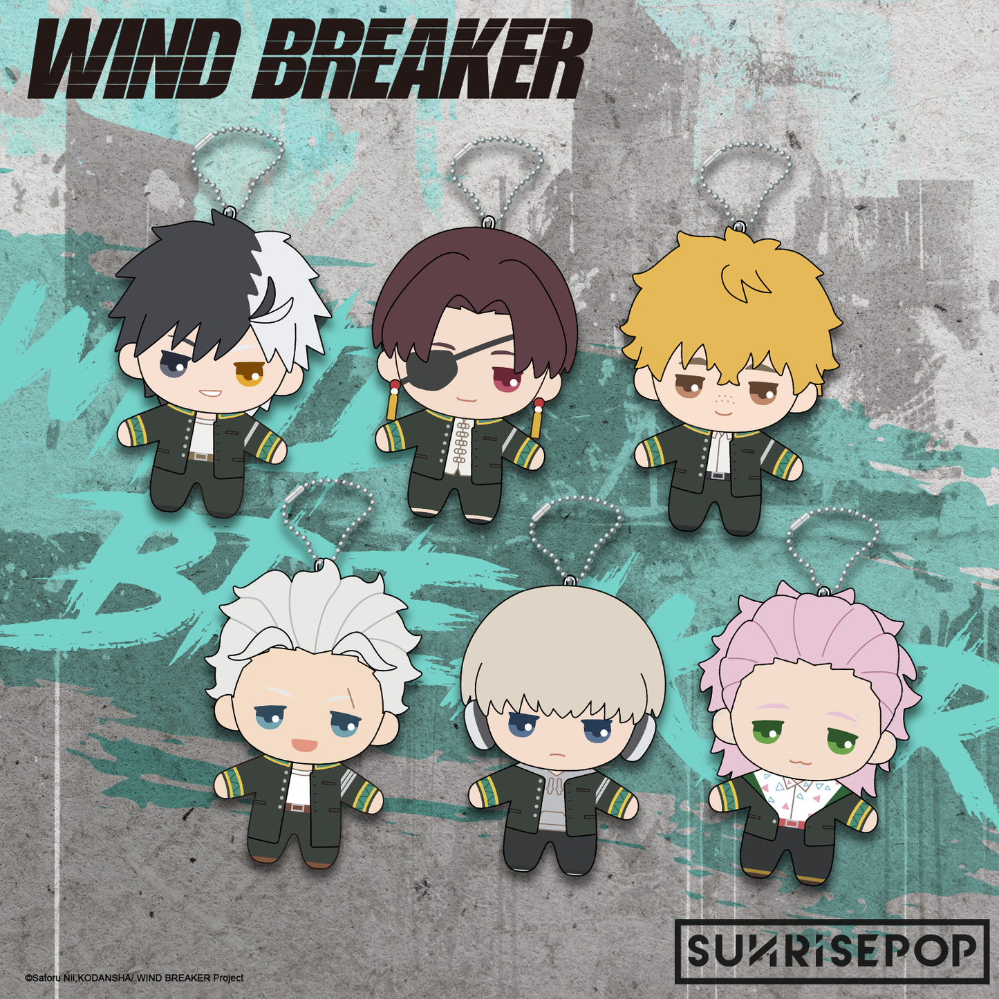 防風少年 -毛絨公仔 (共6款)