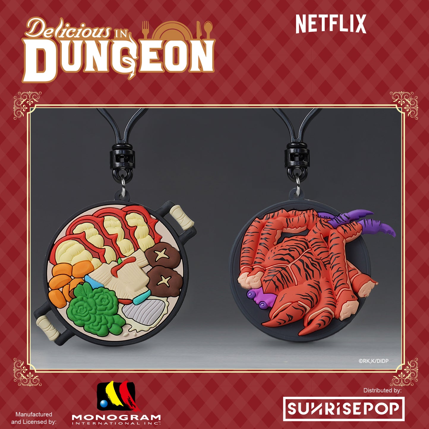 迷宮飯 - 3D公仔鑰匙扣 - 12款(1款/個)