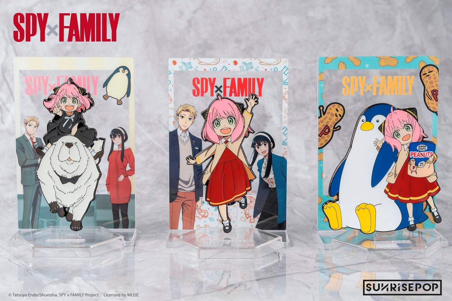 間諜家家酒約兒 - 胸章套裝(附壓克力支架)