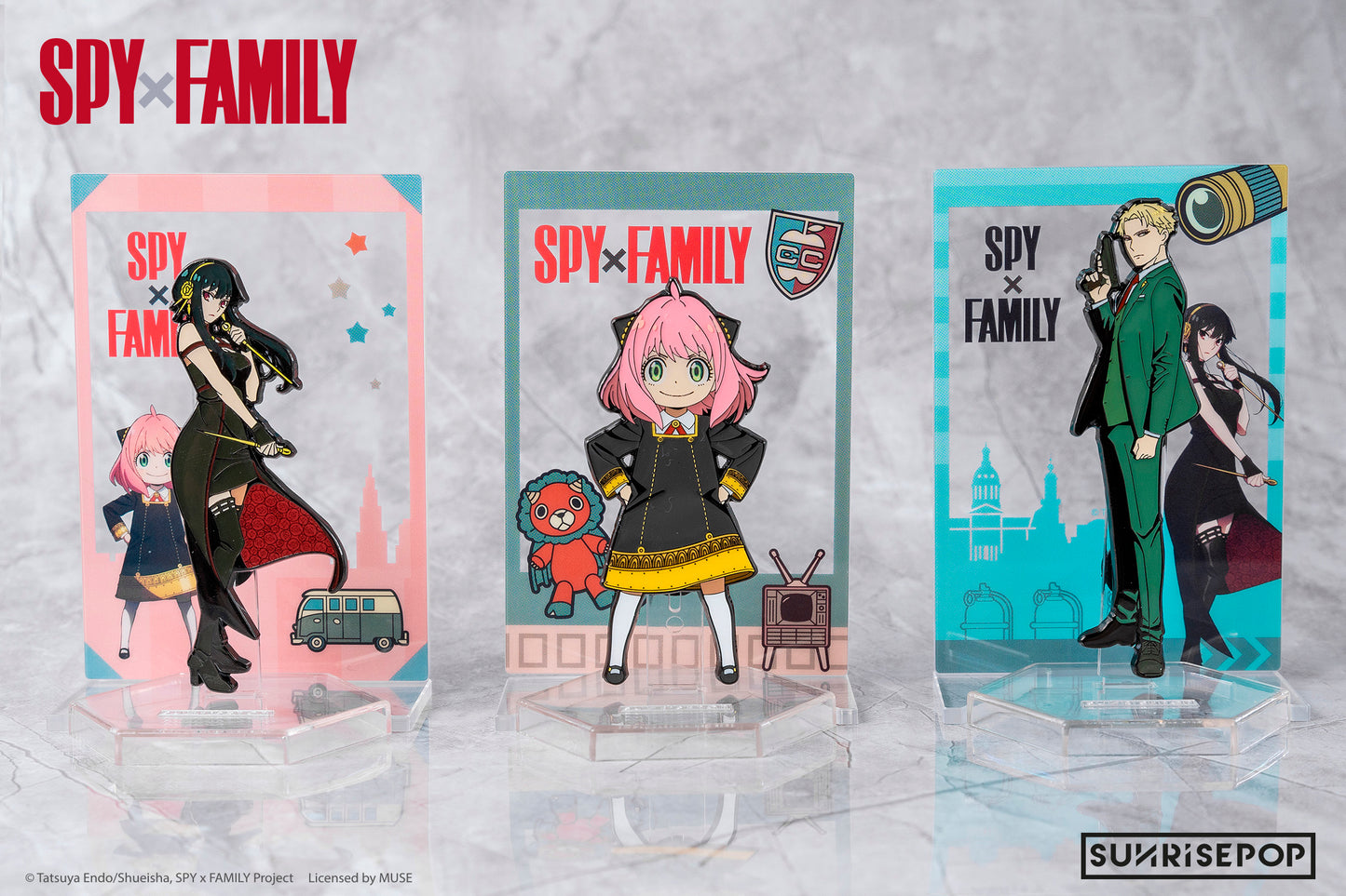 間諜家家酒安妮亞與彭德曼 - 胸章套裝(附壓克力支架)