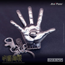 Load image into Gallery viewer, JUJUTSU KAISEN PEWTER KEYRING - HAND OF MAHITO
