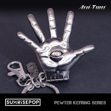 Load image into Gallery viewer, JUJUTSU KAISEN PEWTER KEYRING - HAND OF MAHITO
