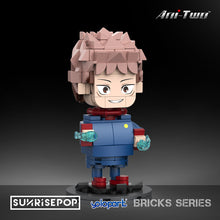 Load image into Gallery viewer, JUJUTSU KAISEN BIG HEAD BRICKS - YUJI ITATORI
