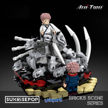 Load image into Gallery viewer, JUJUTSU KAISEN SMALL SCENE BRICKS (SUKUNA+YUJI)
