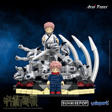 Load image into Gallery viewer, JUJUTSU KAISEN SMALL SCENE BRICKS (SUKUNA+YUJI)
